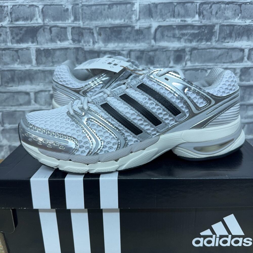 Adidas Adistar Control 5 Silver Metallic Grey KI6121 Mens 9 / Womens 10 New
